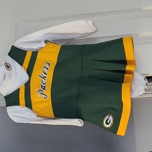 Green bay packers baby girl dress